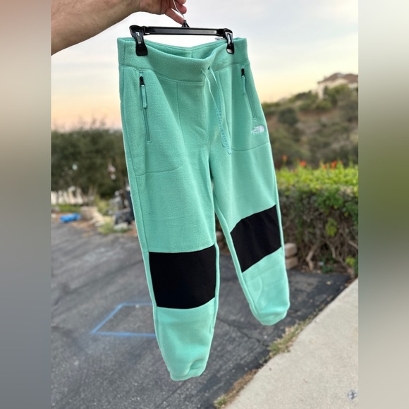 NWT! The North Face Women's Alpine Polartec 200 Regular Pants Wasabi and black - Picture 7 of 8